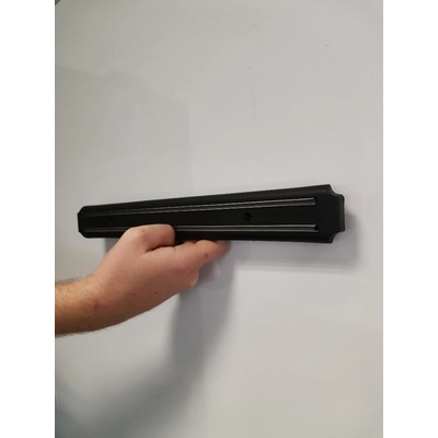 Vyrobce Magnetická lišta na nože a kuchyňské náčiní, délka 38 cm - černá – Zboží Dáma