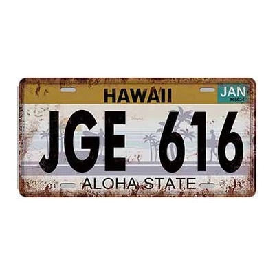 Ceduľa značka Hawaii