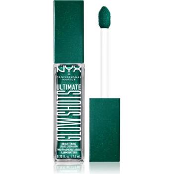 NYX Cosmetics Ultimate Glow Shots течни очни сенки с брокат цвят 22 Watermelon Wealth 7, 5ml