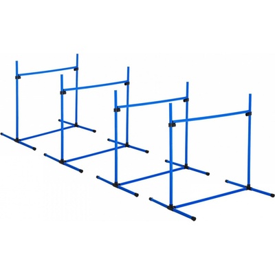 Goleto Agility překážky pro psy 95 x 65 x 95 cm| modrá