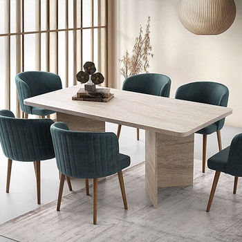 ASG Трапезна маса MARELLO Travertine (8684283747351)