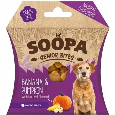 SOOPA Senior Bites banán tekvica & ľanové semienko 50 g