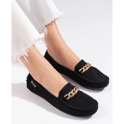 Goodin Originální černé dámské mokasíny bez podpatku