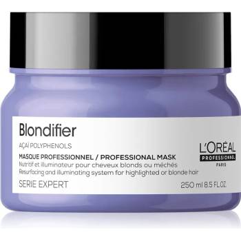 L'Oréal Serie Expert Blondifier регенерираща и възстановяваща маска за блонд коса и коса с кичури 250ml