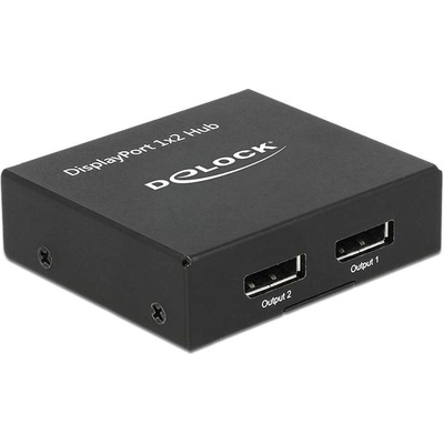 Delock Сплитер DeLock, DisplayPort 1.2 Splitter 1 x DisplayPort in (DELOCK-87691)