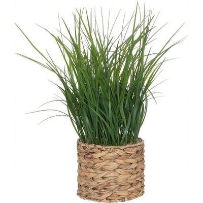 Atmosphera Umělá tráva v květináči s vodním hyacintem, výška 70 cm
