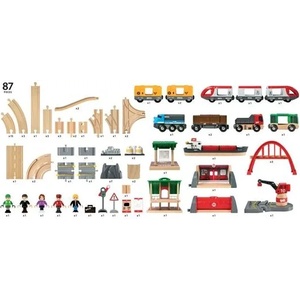 BRIO Луксозен комплект влакчета и аксесоари (33052)