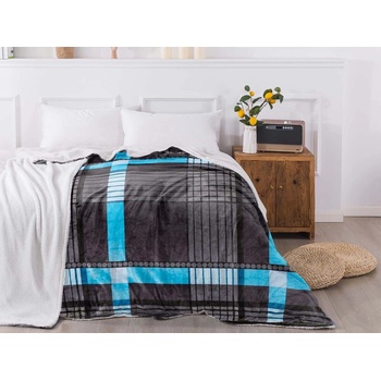 Xpose deka MÁŠA s baránkom sivá Mikroplyš s baránkom 200x220