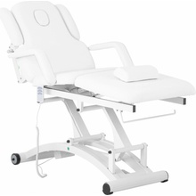 physa Elektrické masážní lehátko - 3 motory - 300 W - 197 x 70 x 63 - 81 cm - 200 kg - bílé DIVINE