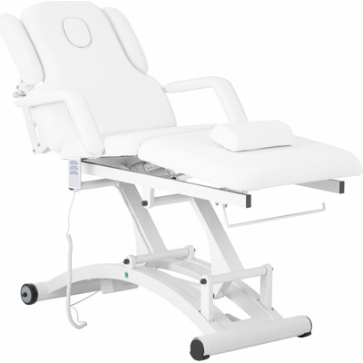 physa Elektrické masážní lehátko - 3 motory - 300 W - 197 x 70 x 63 - 81 cm - 200 kg - bílé DIVINE