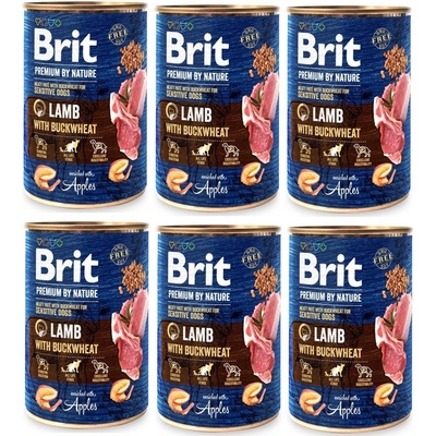 Brit Premium by Nature Lamb with Buckwheat 6 x 400 g