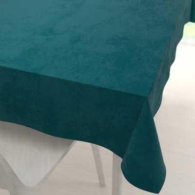 Biante Zamatový obdĺžnikový obrus Velvet Premium SVP-025 Petrolejový 120x140 cm