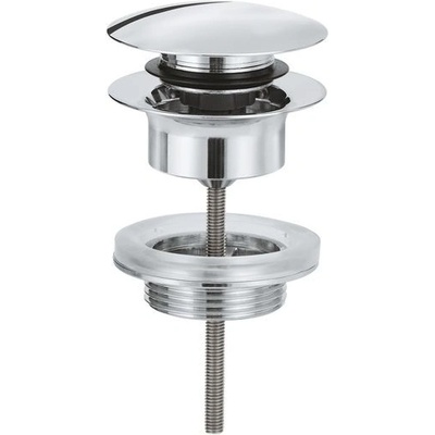 Grohe Umývadlová zásuvka so zásuvným krytom G1 1/4, chróm 65807000