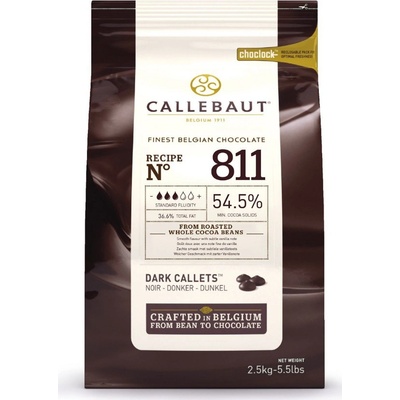 Callebaut Horká čokoláda 2,5 kg
