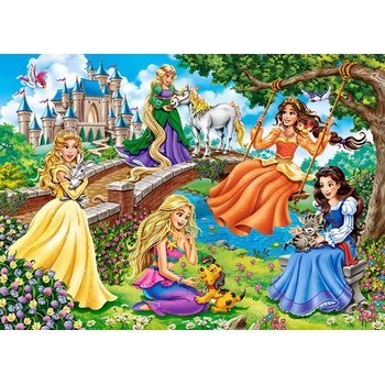 Castorland - Puzzle Princesses in the garden - 180 piese