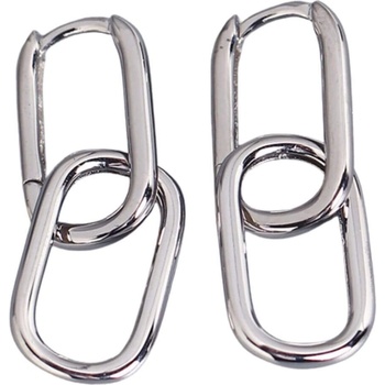 Silenti Jewelry Сребърни обеци "Кураж