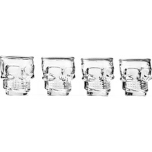 Gadget Master Sklenice na vodku 123 bezbarvé 4 x 60 Ml