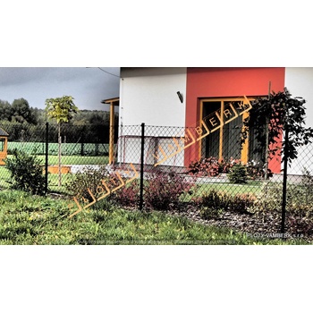 Poplastované pletivo 125 cm zelené 2,7 mm