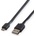Roline Кабел USB 2.0, A-MicroB, M/M, 1 м, черен 11.02. 8760-10 (11.02.8760-10)