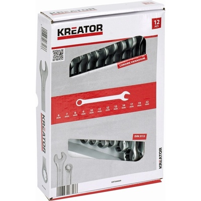 Kreator sada klíčů očkoploché 8-22mm 12ks KRT500009