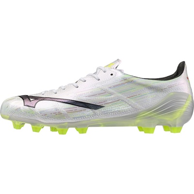 Mizuno Мъжки ръгби обувки Mizuno Alpha II Mens Firm Ground Rugby Boots - Wht/Slv Iri/Blk