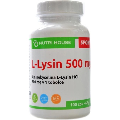 Nutrihouse L-Lysin 100 kapslí