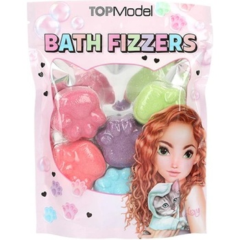 Top Model Bath Fizzers, Комплект от шипящи бомбички за вана, 6 бр