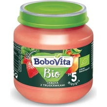 Bobovita Jablko s jahodami 125 g