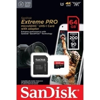 SanDisk microSDXC 64GB SDSQXCU-064G-GN6MA