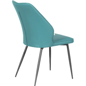 Carmen Трапезен стол laredo 2 y силиконова кожа - аквамарин 25 (3532148)