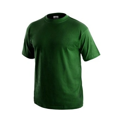 Cxs tričko daniel krátký rukáv lahvově zelené