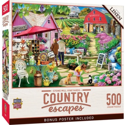 Masterpieces - Puzzle Country Escapes - Stone Mill Vineyards - 500 piese