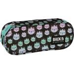 BackUP Овален ученически несесер BackUp A - Rainbow Cat, 1 цип (92765)