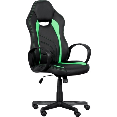 Геймърски стол Carmen 7525 - черно-зелен (3520259_2)