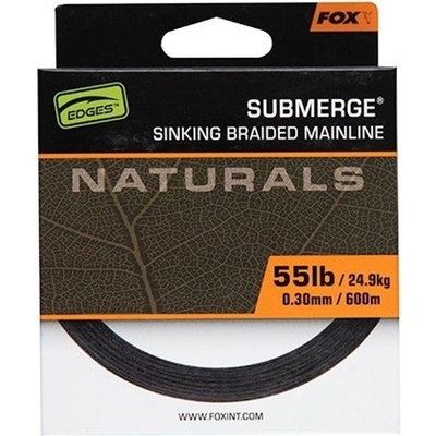 Fox splétaná šňůra naturals submerge braid 300m - 0,30mm 24,9kg