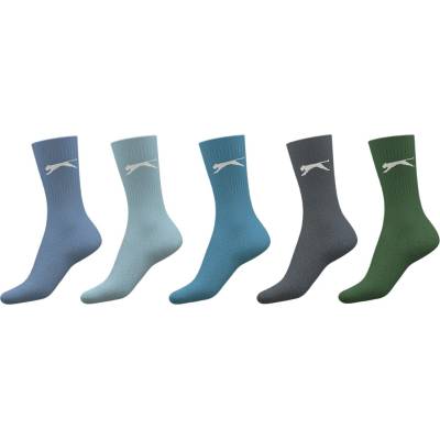 Slazenger Мъжки чорапи Slazenger 5 Pack Crew Socks Mens Size 12+ - Colours