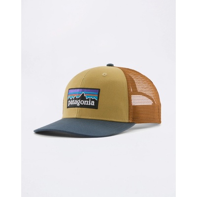 Patagonia P-6 Logo Trucker Hat lynx tan