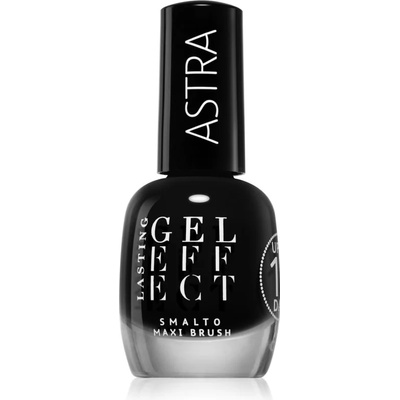 Astra Make-Up Lasting Gel Effect дълготраен лак за нокти цвят 24 Noir Foncè 12ml
