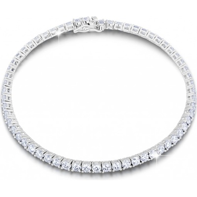 Modesi Oslnivý tenisový náramek s kubickými zirkony M02251