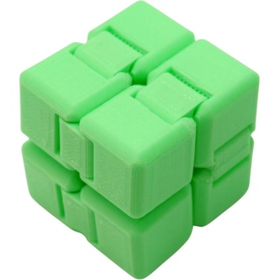 Infinity Cube KIDS nekonečná kocka pre deti - Zelená neón