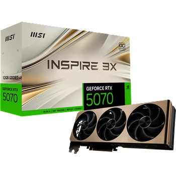 MSI GeForce RTX 5070 INSPIRE 3X OC 12GB GDDR7 192bit