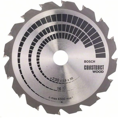 Bosch Construct Wood, pr. 230 mm, 16 zubov