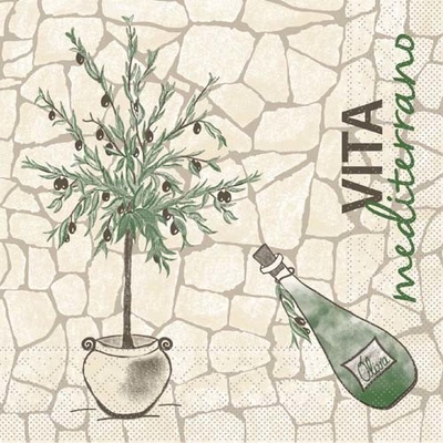 Mank servítky Vita Mediterano 40x40cm 50ks