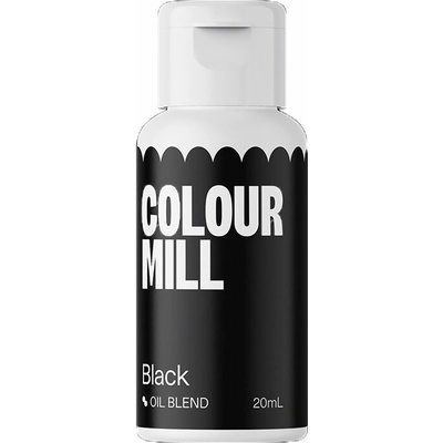 Colour Mill Cakesupplies Olejová farba Čierna 20 ml