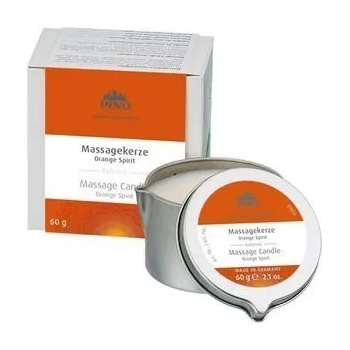 PINO Масажна свещ - Портокалов спирт, 60 г