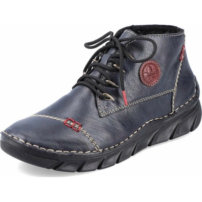 Rieker dámská kotníková obuv 55002-14 modrá – Zboží Dáma