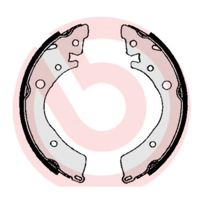 BREMBO Sada brzdových čeľustí S28502