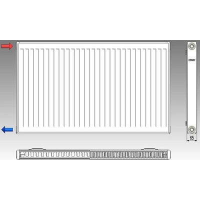 Korad Radiators 21K 500 x 600 mm