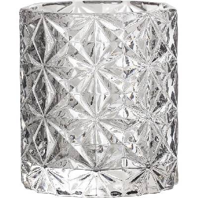 Bloomingville Свещник Bloomingville стъклен 9 см светлосив (32229619)