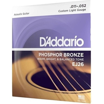 D'Addario EJ26-B25 Струни за акустична китара (EJ26-B25)